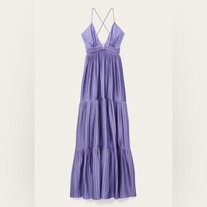 ba&sh Wasta Long Dress in Lavender